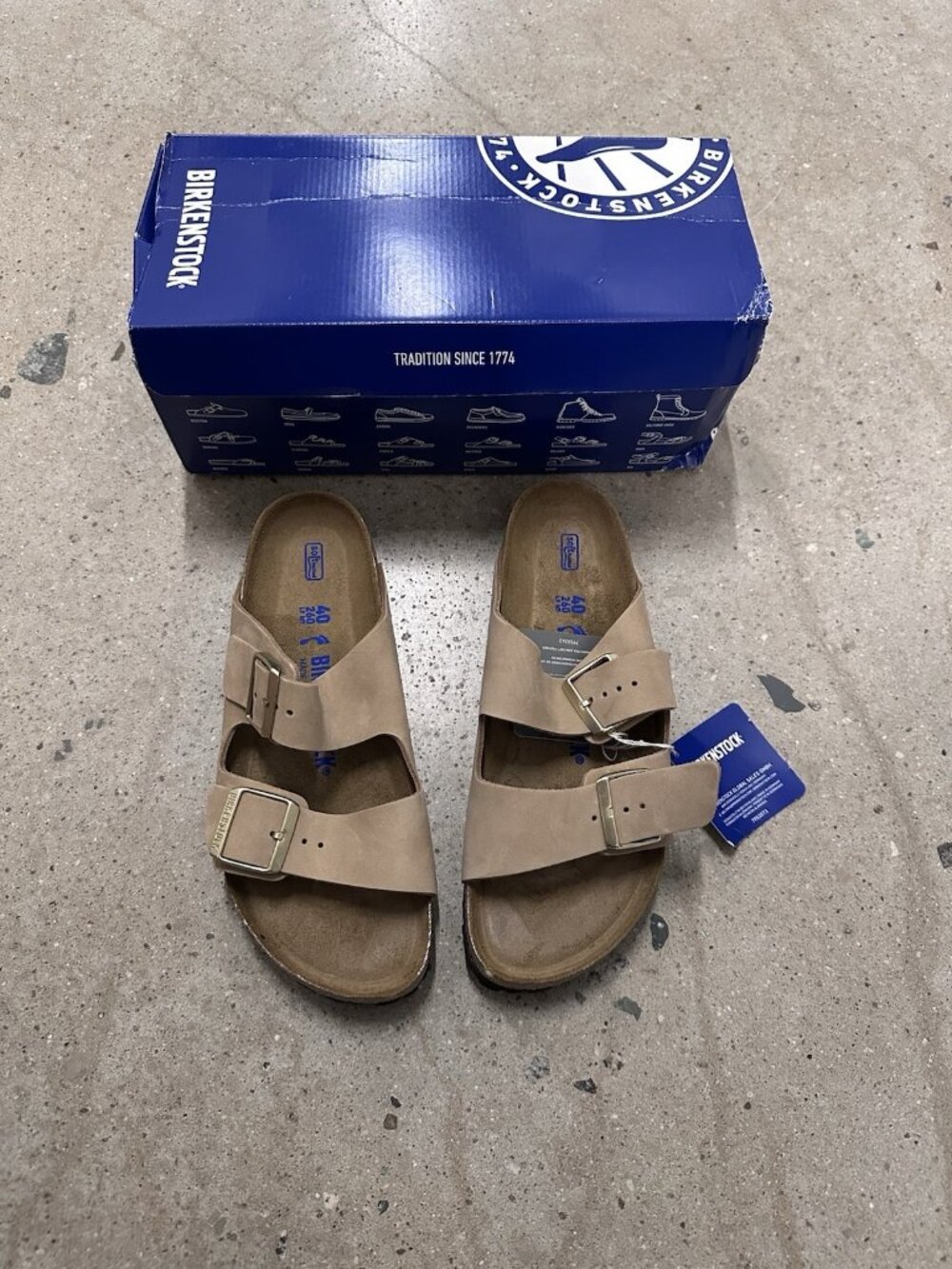 BIRKENSTOCK Arizona Soft Footbed Sandals Sandcastle - Picture 4 of 8